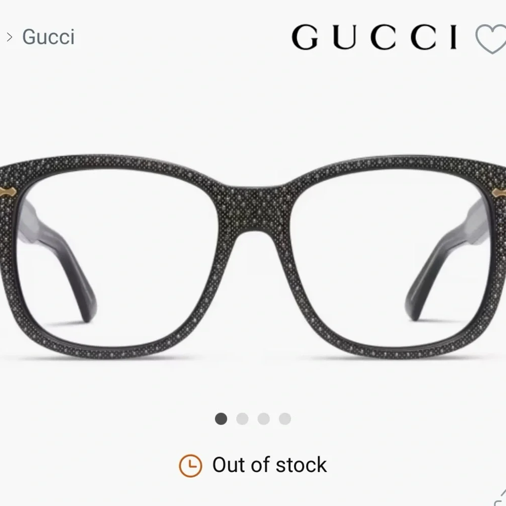 Tom Ford Gucci rhinestone eyeglass frames - Picture 3 of 11